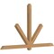 Ekena Millwork Kennewick Timber Gable Bracket, Western Red Cedar, 84"W x 49"H x 3 1/2"D x 3 1/2"F, 14/12 Pitch GBW084X49X0404KEN00SWR - alternate 4